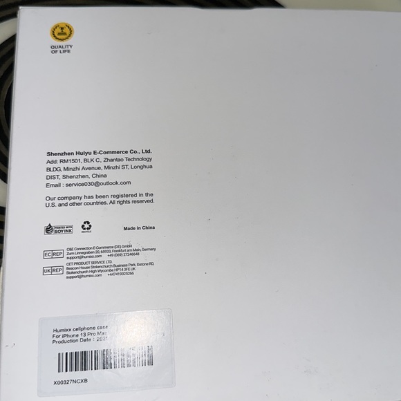 🆕 Humixx cellphone case for iPhone 13 Pro Max Black - Picture 2 of 2